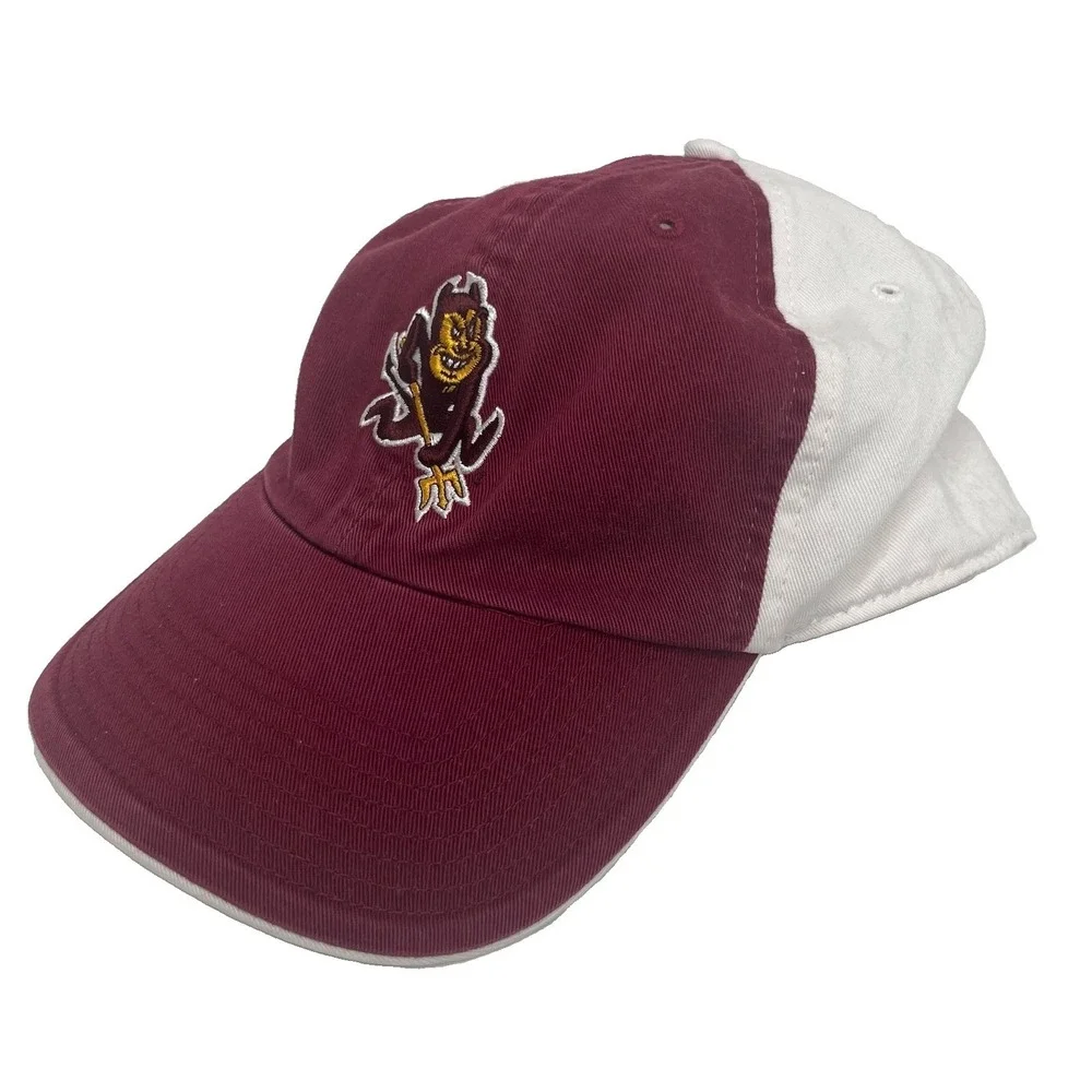 Vtg Twins Enterprise Arizona State Sun Devils Hat‎ Golf M Fitted 100% Cotton